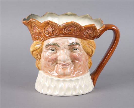 Appraisal: A Large Royal Doulton Musical Character Jug of Old King