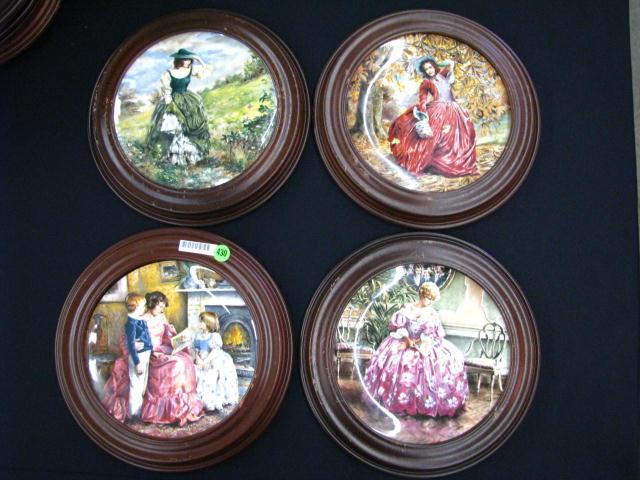 Appraisal: Four Royal Doulton Collector Plates depicting scenes of Royal Doulton