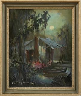 Appraisal: Colette Pope Heldner - New Orleans Swamp Idyll th c