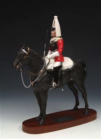 Appraisal: A BESWICK CONNOISSEUR MODEL of Life Guard and a Trooper