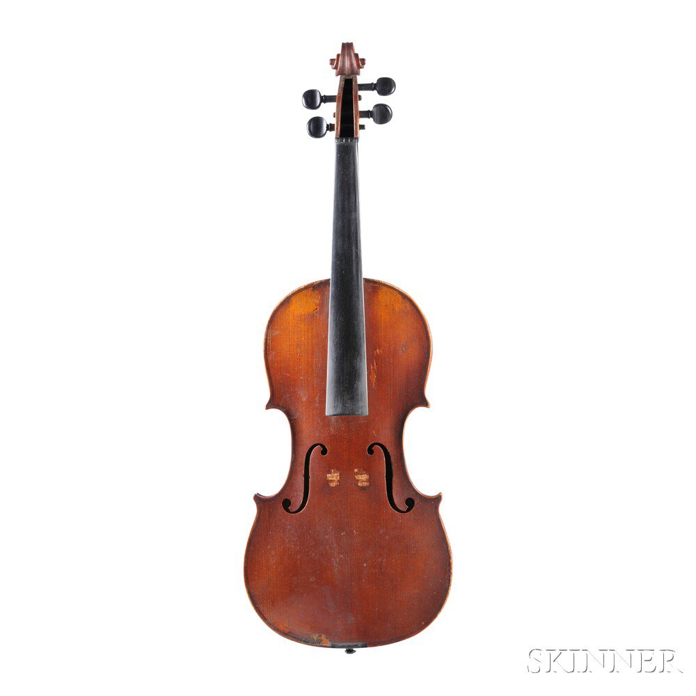 Appraisal: American Violin Lyon Healy Cremonatone labeled LYON HEALY CREMONATONE VIOLIN