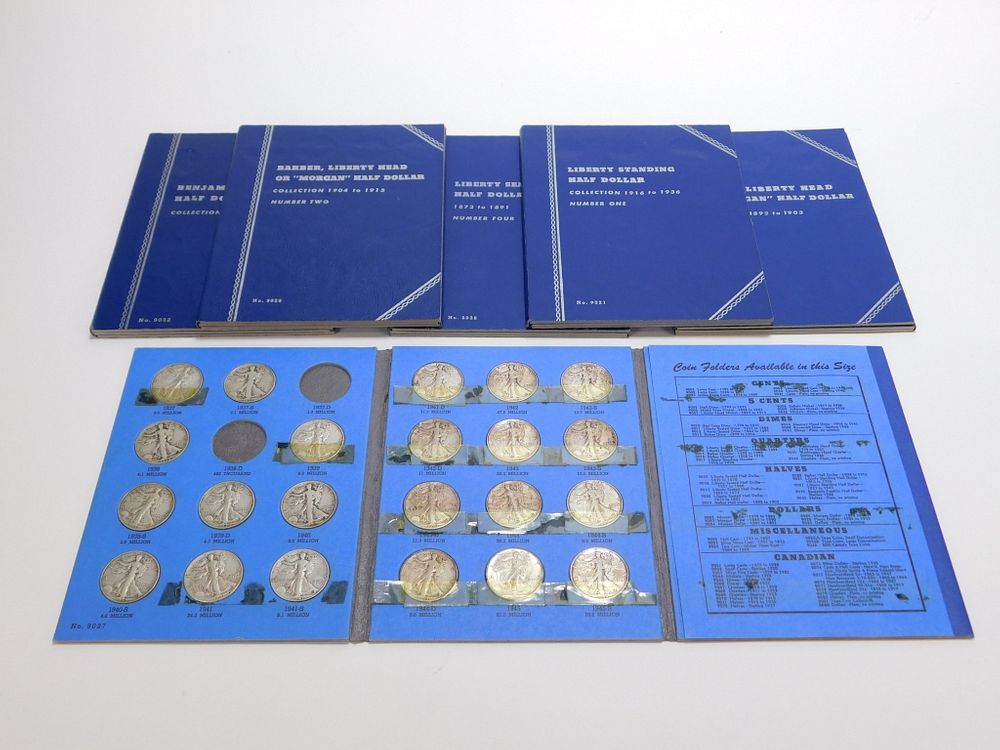 Appraisal: PC American Coin Collecting Books w Coins United States -