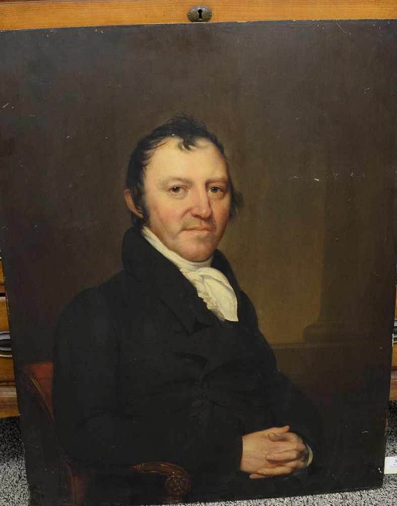 Appraisal: Portrait of Gilbert Smith - oil on board late th