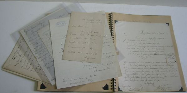 Appraisal: CIVIL WAR - UNION GENERALS Group of letters mostly Autograph