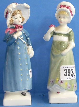 Appraisal: Royal Doulton Figures Carrie HN and Ruth HN from the