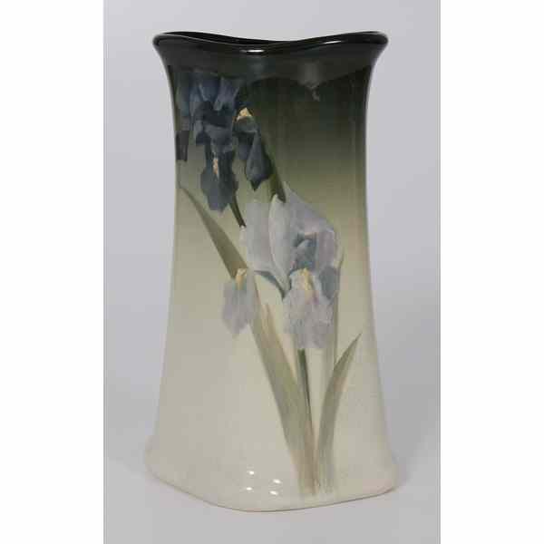 Appraisal: Weller Eocean Decorated Vase American a Weller Eocean vase decorated