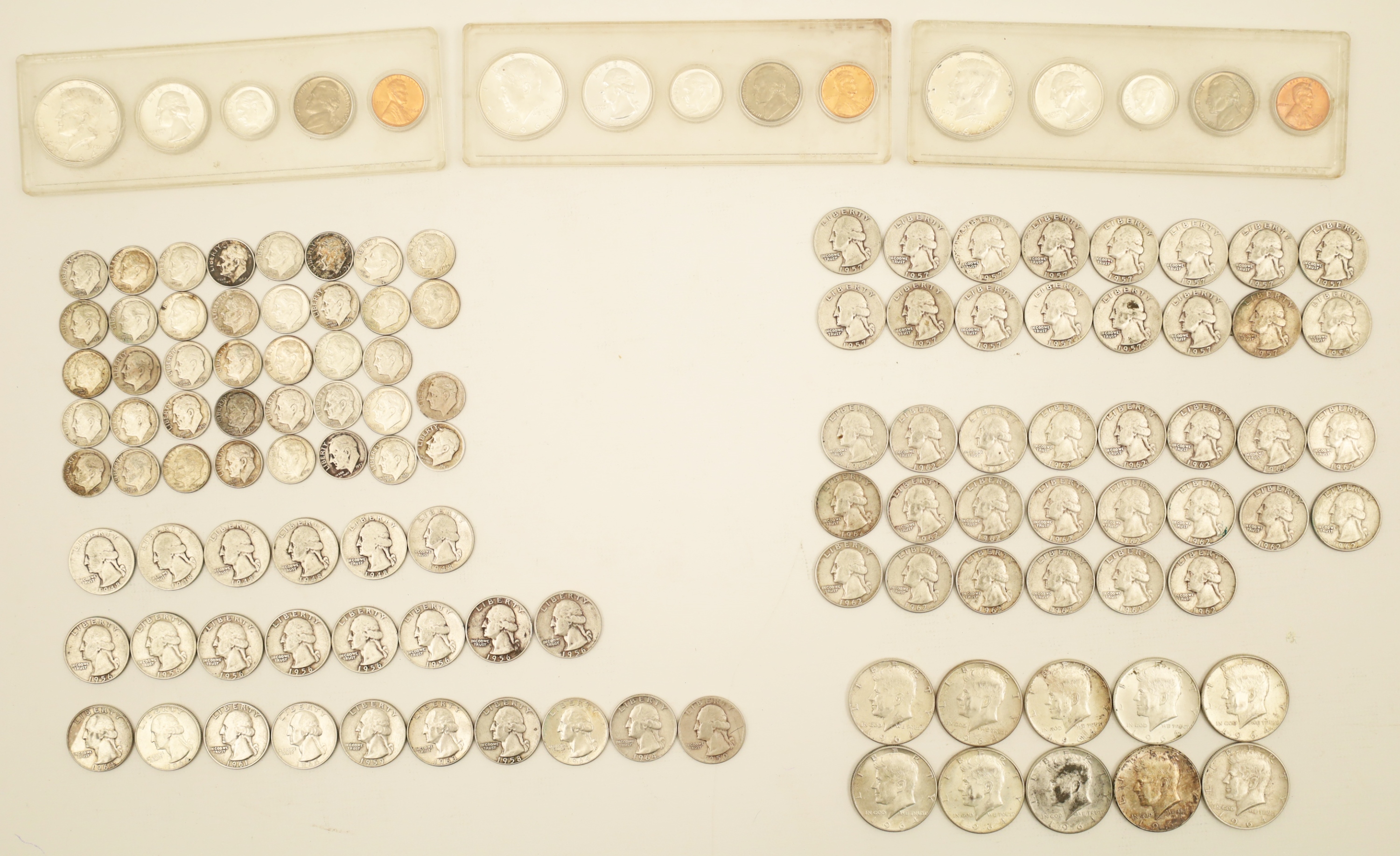 Appraisal: MISC LOT OF AMERICAN COINS PRIOR TO Misc lot of