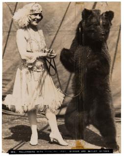 Appraisal: Group of Eleven Photographs of Female Circus Performers Group of