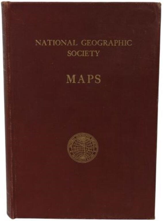 Appraisal: lot of National Geographic Maps world maps dated late s