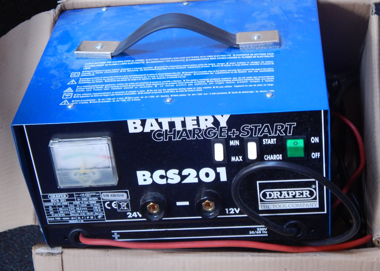 Appraisal: A Draper BCS battery charger and starter