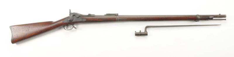 Appraisal: US Springfield production Model trapdoor rifle in very good condition