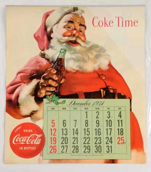 Appraisal: Coca-Cola Calendar Light to almost no wear soiling Condition Near