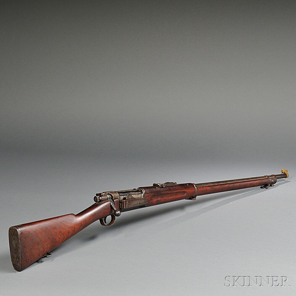 Appraisal: Model Krag Bolt Action Rifle c serial number walnut stock