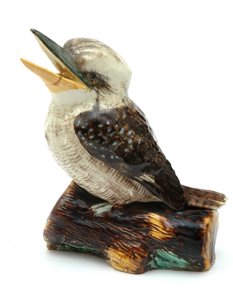 Appraisal: GRACE SECCOMBE New South Wales circa Slip cast earthenware kookaburra