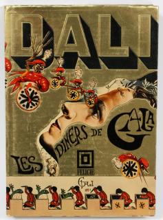 Appraisal: SALVADOR DALI 'LES DINERS DE GALA' COOKBOOK SALVADOR DALI SPANISH