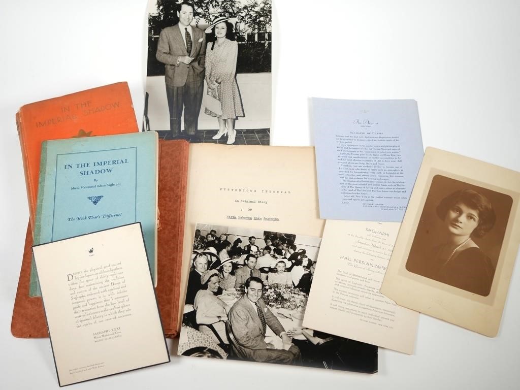 Appraisal: Lot includes Three black and white photos hardback first edition