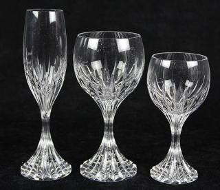 Appraisal: lot of Service for four of Baccarat Massena pattern stemware