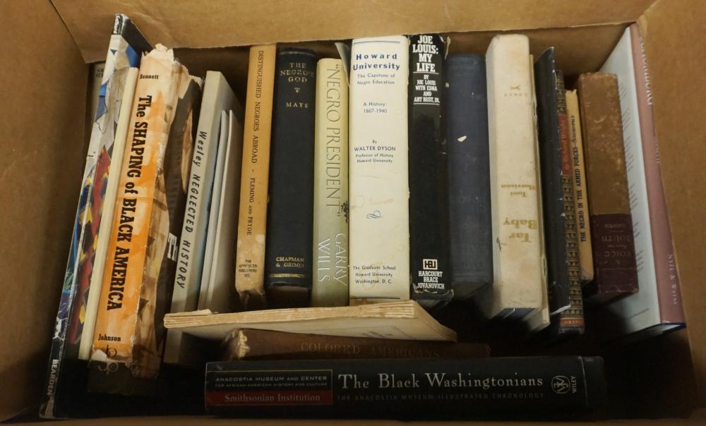 Appraisal: TWENTY-TWO VOLUMES OF BOOKS AND PAMPHLETS AFRICAN AMERICAN HISTORYTwenty-Two Volumes