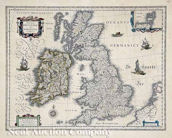 Appraisal: Willem Blaeu and Sons Dutch - Magnae Brittanniae et Hiberniae