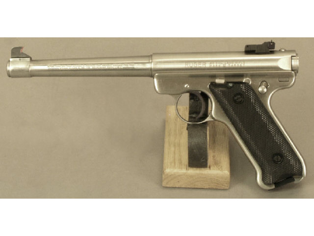 Appraisal: Ruger MKII Target Cal SN - stainless steel and excellent