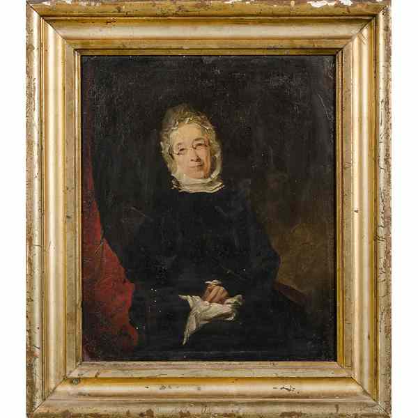 Appraisal: American School Portrait of a Woman Late th century American