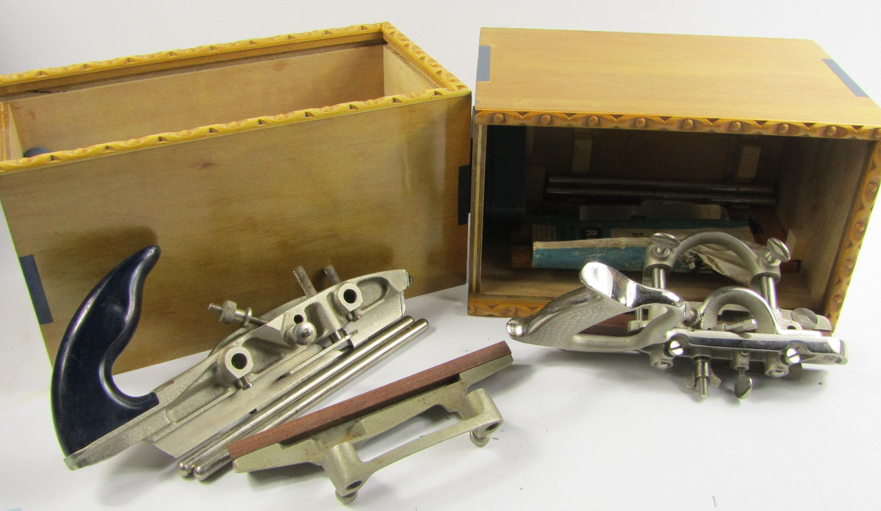 Appraisal: A Record no C combination plane in a fitted case