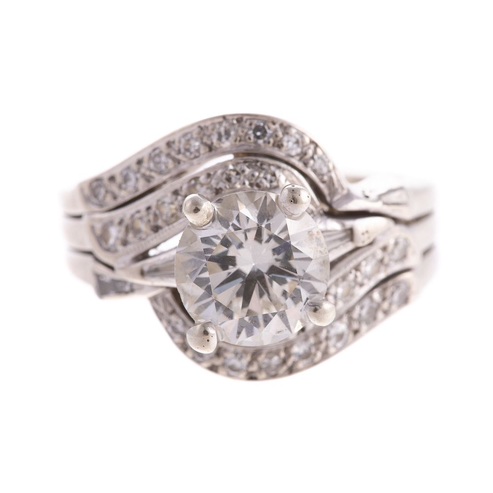 Appraisal: A ct Diamond Engagement Ring in K K white gold