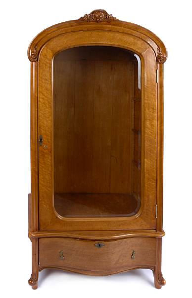 Appraisal: A Rococo style armoire height ft in width in depth