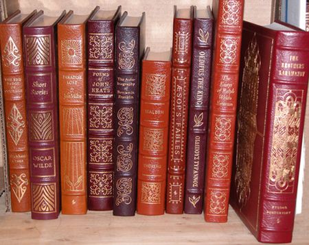 Appraisal: Assorted Easton Press Leather Bound Classics Paradise Lost Short Stories