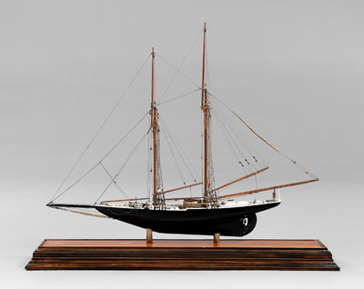 Appraisal: Grand Banks ship model professionally made plank on frame with