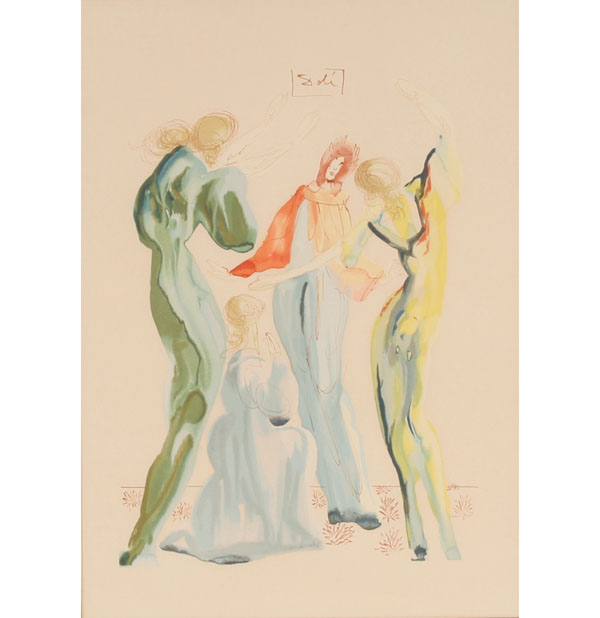 Appraisal: Salvador Dali Spanish - La Danse lithograph x artist biography