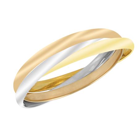 Appraisal: Tricolor Gold Rolling Bangle Bracelet Cartier Estimate -