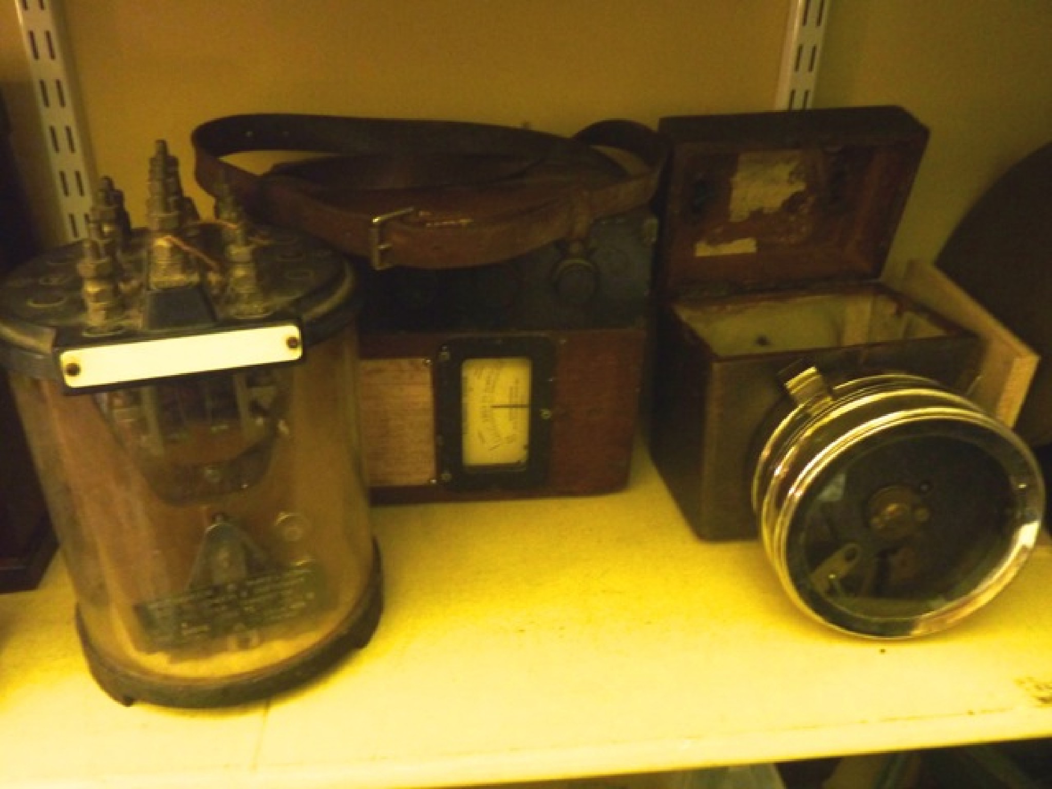 Appraisal: A substantial timber cased Bridge Ohmmeter together with a British