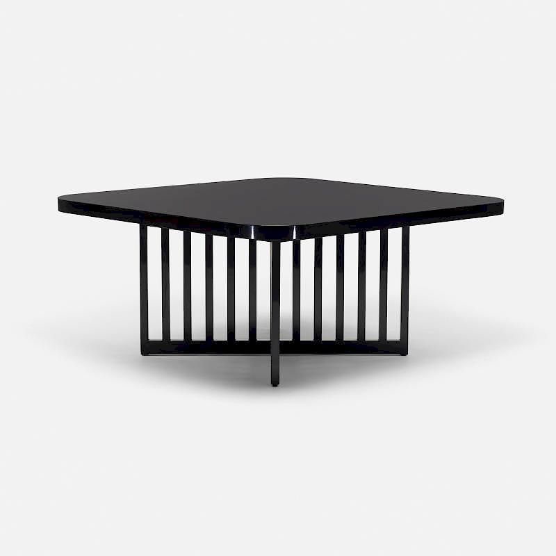 Appraisal: Richard Meier dining table model T Richard Meier dining table