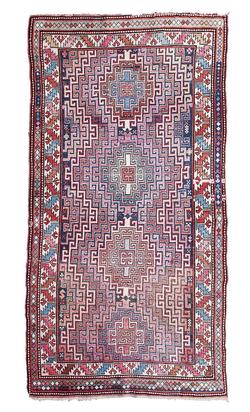 Appraisal: KAZAK RUG SOUTH CAUCASUS LATE TH EARLY TH CENTURY the