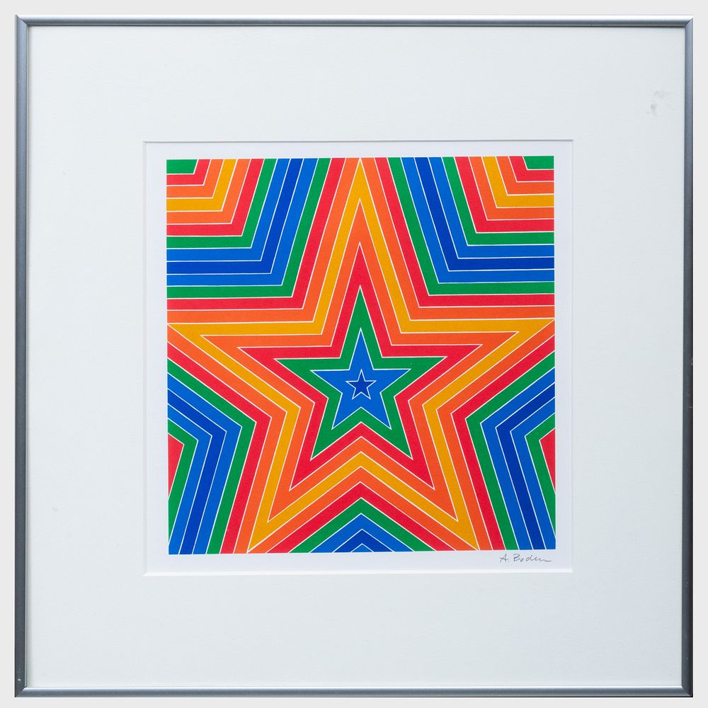 Appraisal: Arthur Boden - Star and Star Two screenprints in colors