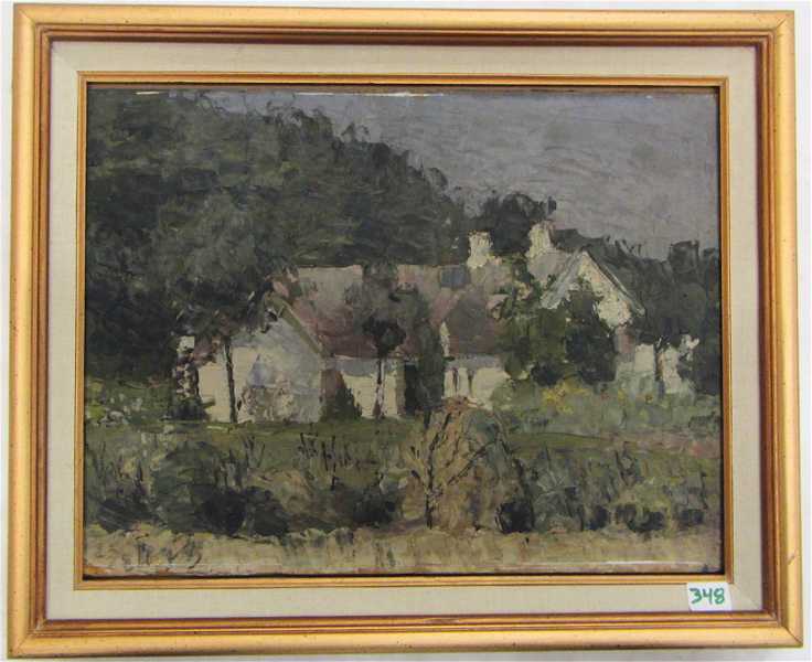 Appraisal: DUTCH IMPRESSIONIST OIL ON BOARD early th century Image measures