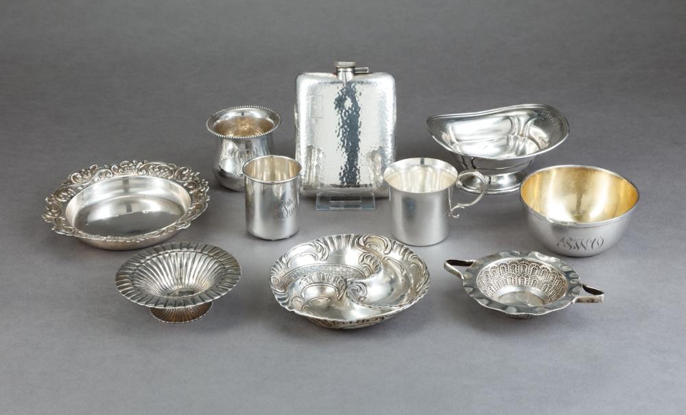 Appraisal: Group of Small American Sterling Silver Hollow Ware incl Gorham