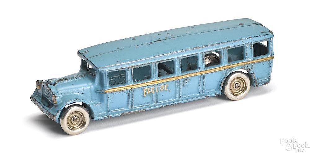 Appraisal: Arcade cast iron Fageol safety coach bus Arcade cast iron