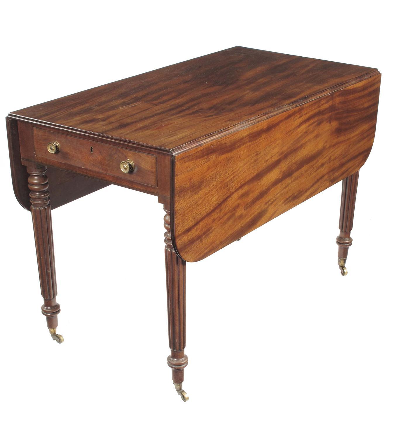 Appraisal: A William IV mahogany Pembroke table