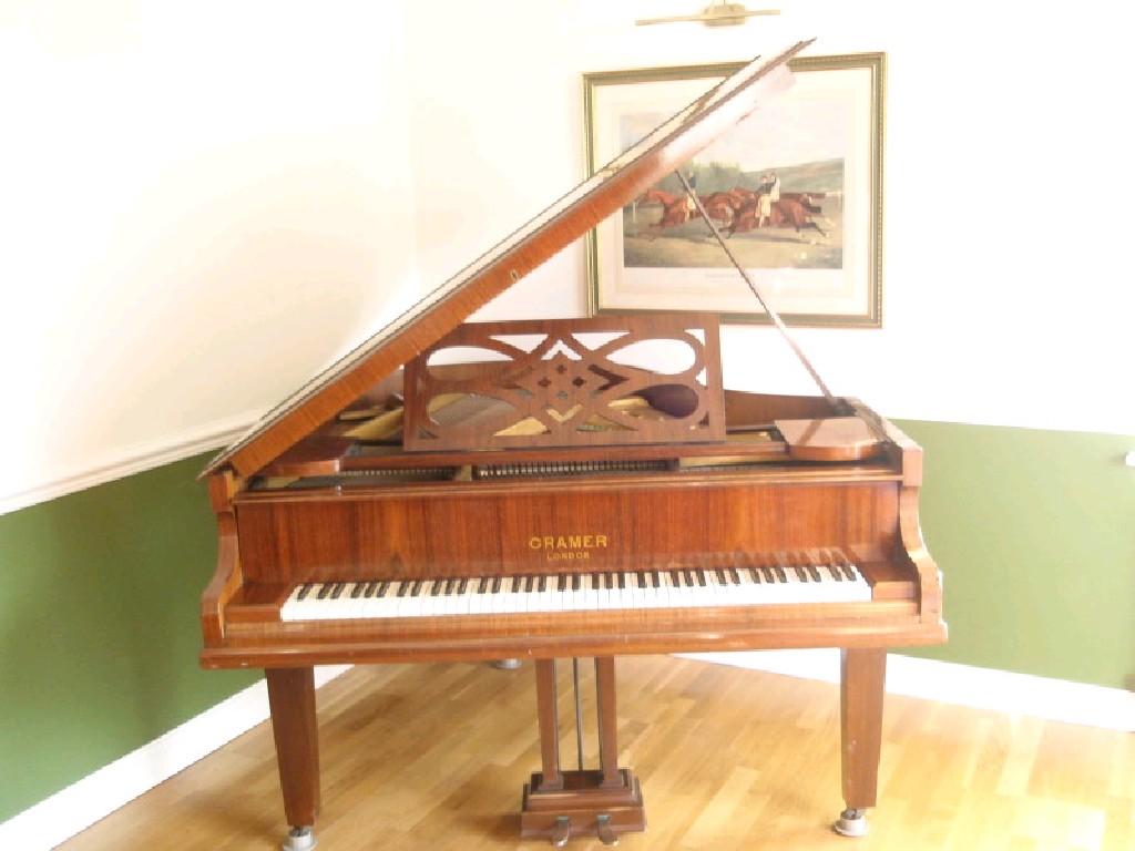 Appraisal: A Cramer of London baby grand piano walnut cased