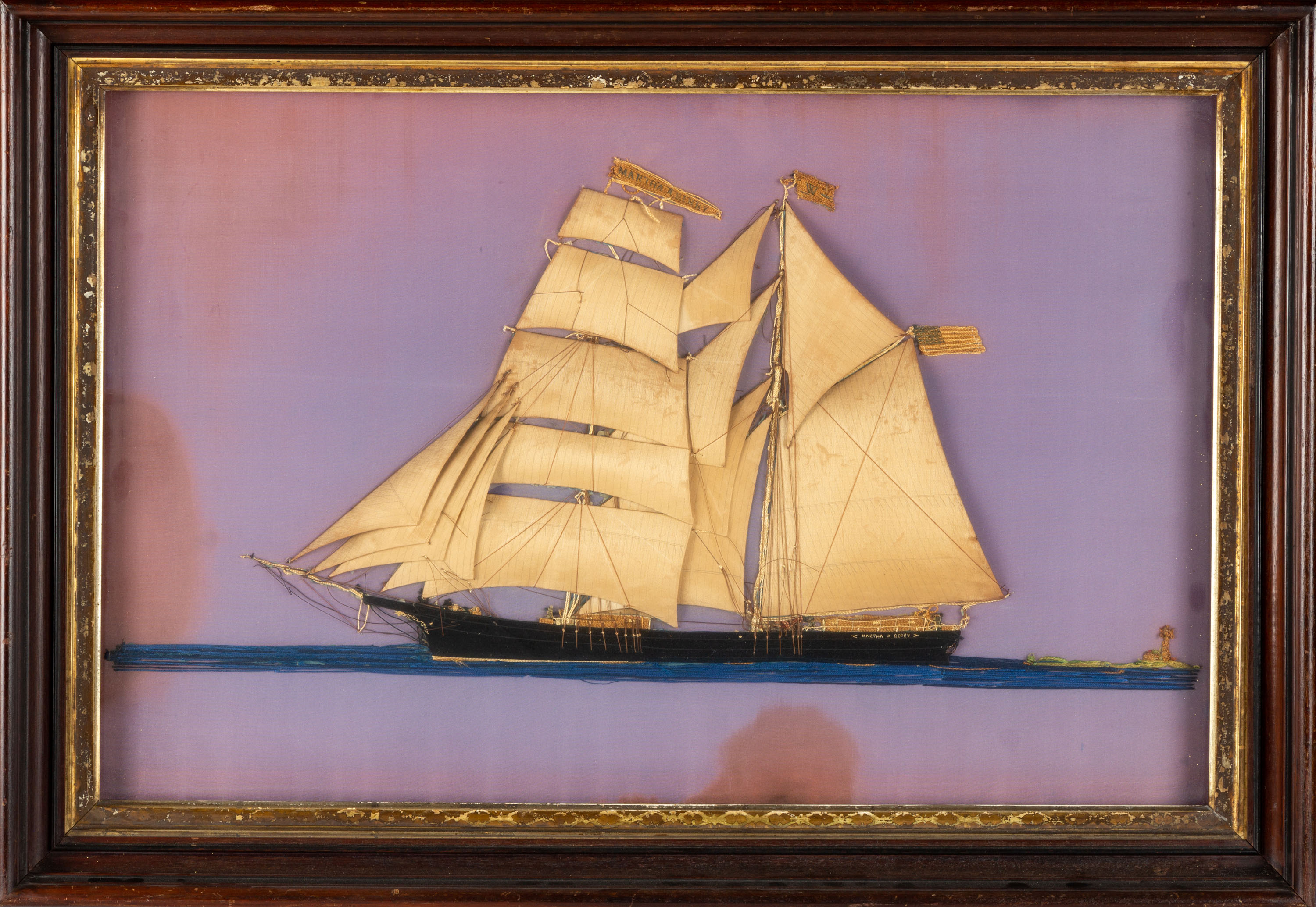 Appraisal: SILK SHIP MODEL Silk Ship Model