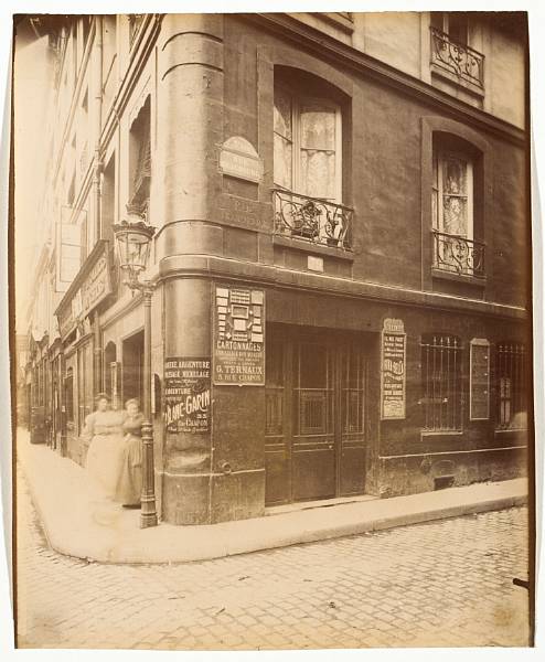 Appraisal: Eug ne Atget French - Cabaret au Isafrou Rue Beaubourg