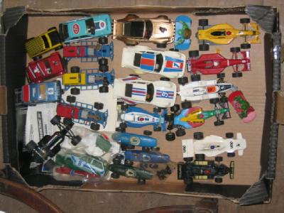 Appraisal: Twenty-three various Scalextric vehicles P