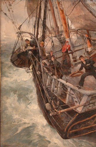 Appraisal: Artist Overend William Heysham Heysmann British - Title Man Overboard