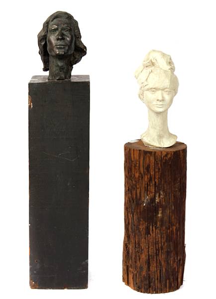 Appraisal: Eino Finnish American born Untitled Female Portrait Bust c Untitled