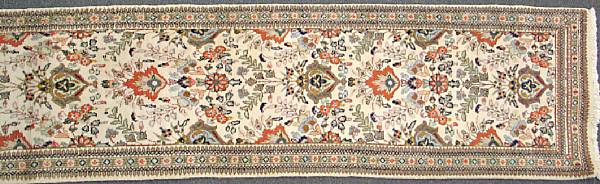 Appraisal: A Tabriz runner size approximately ft in x ft in