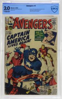 Appraisal: Marvel Comics Avengers No CBCS UNITED STATES TH CENTURY Marvel