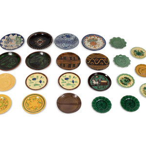 Appraisal: A Collection of Mexican and Continental Pottery Plates items total