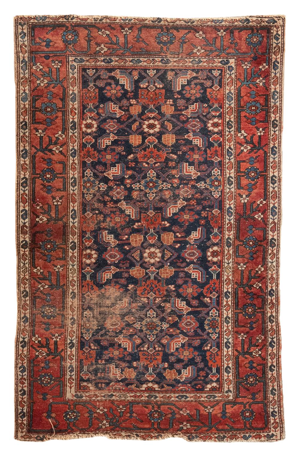 Appraisal: HAMADAN RUG X FIRST QUARTER OF THE TH CENTURYHAMADAN RUG